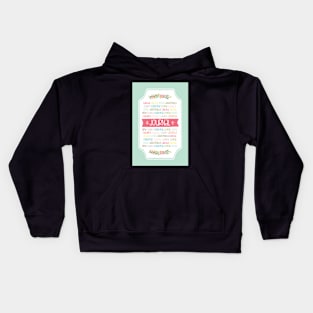 Virtues Journal Kids Hoodie